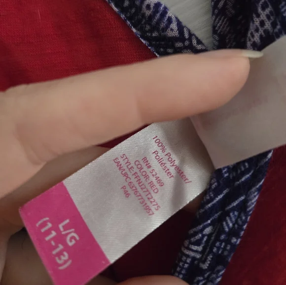 Red Open Back Tank Top - Picture 6 of 6